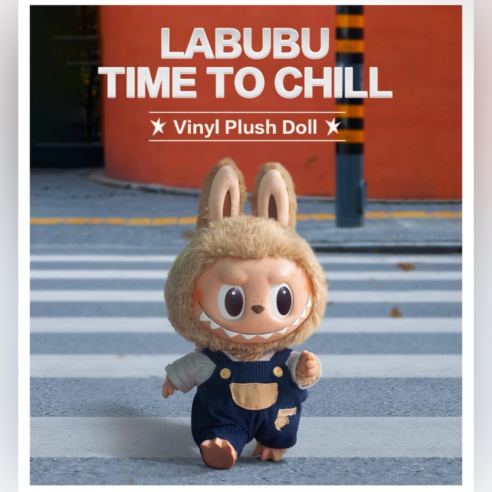 AUTHENTIC The Monsters Labubu TIME TO CHILL - Vinyl Plush Doll